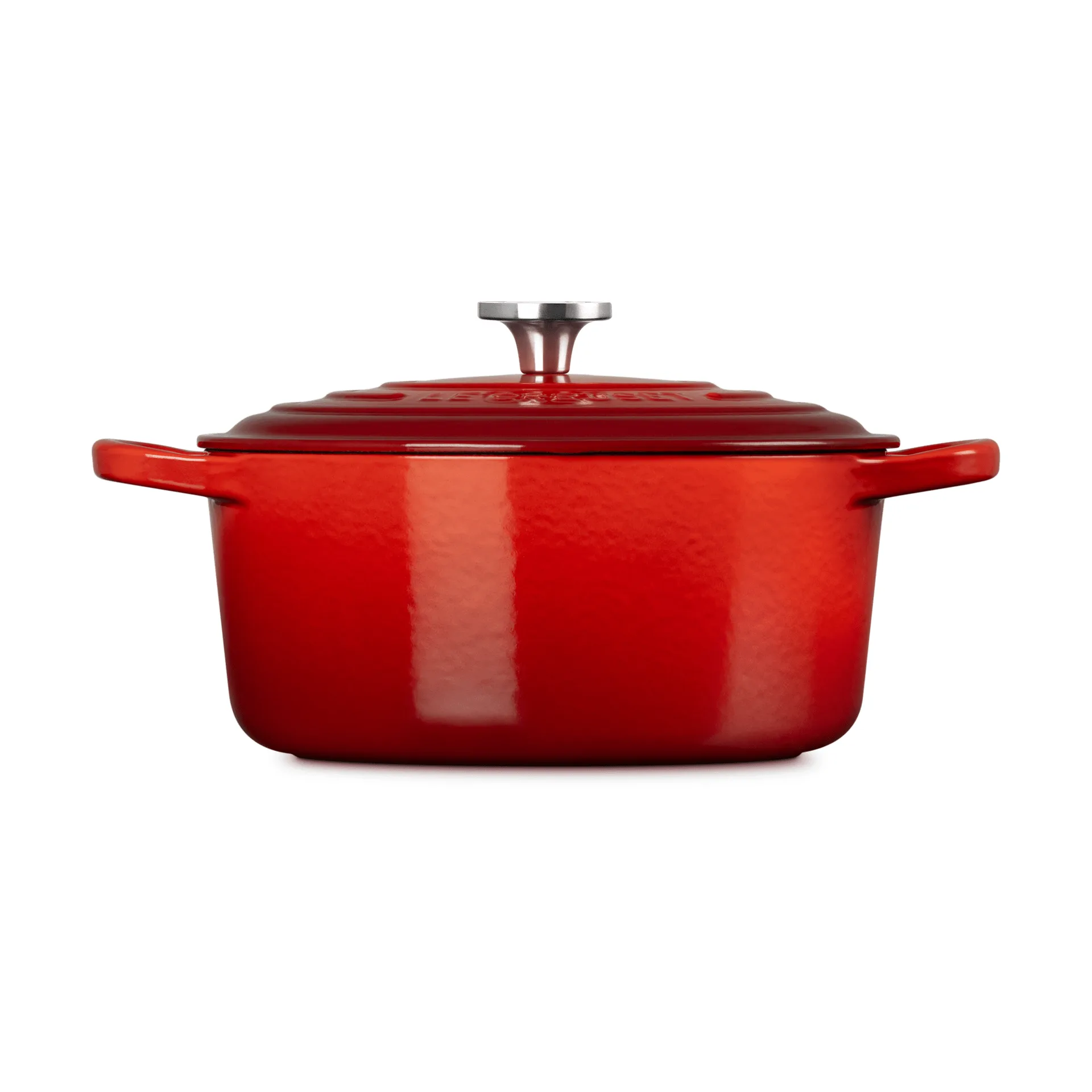 Le Creuset Signature żeliwny garnek okrągły, Czeresniowy, 3,3 L Le Creuset