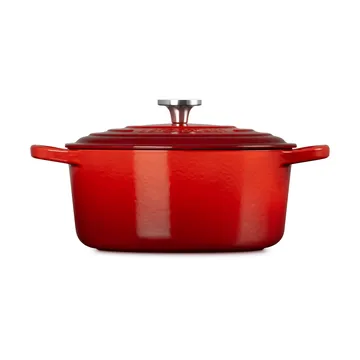 Le Creuset Signature żeliwny garnek okrągły - Czeresniowy, 3,3 L - Le Creuset