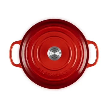 Le Creuset Signature żeliwny garnek okrągły - Czeresniowy, 3,3 L - Le Creuset