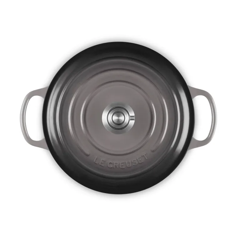 Le Creuset Signature żeliwny garnek okrągły, Krzesiwo, 4,2 L Le Creuset
