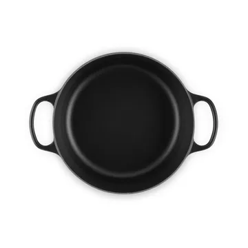 Le Creuset Signature żeliwny garnek okrągły - Matte Black, 5,3 L - Le Creuset