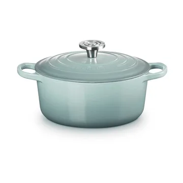 Le Creuset Signature żeliwny garnek okrągły - Sól morska, 4,2 L - Le Creuset