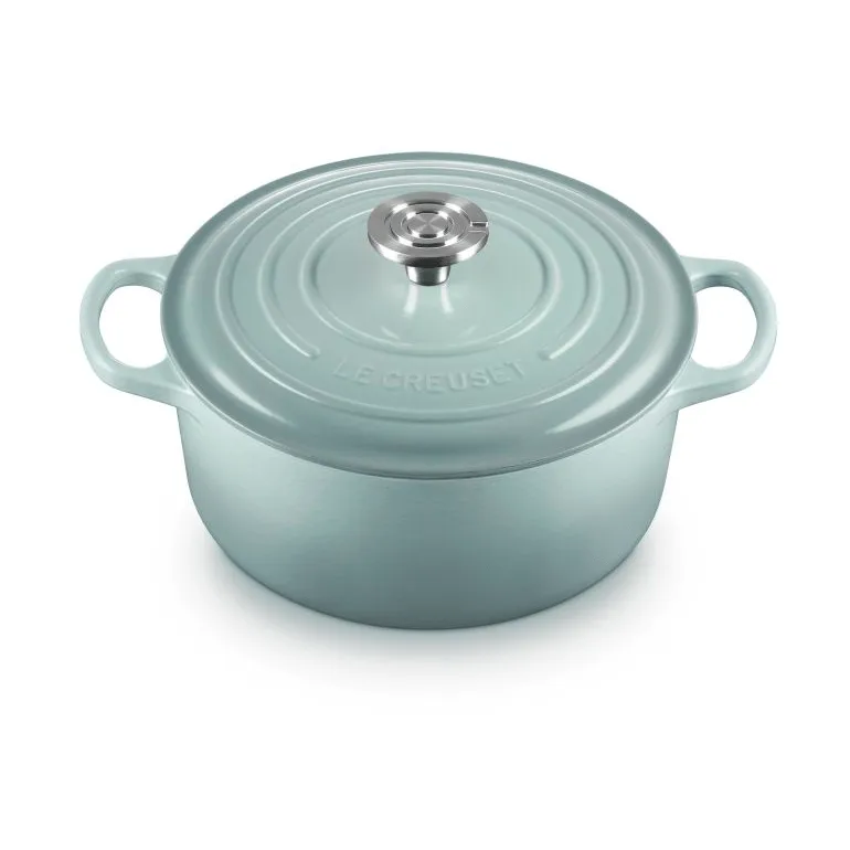 Le Creuset Signature żeliwny garnek okrągły, Sól morska, 4,2 L Le Creuset
