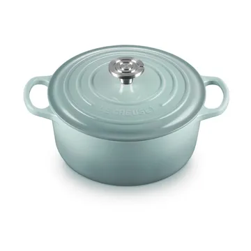 Le Creuset Signature żeliwny garnek okrągły - Sól morska, 4,2 L - Le Creuset