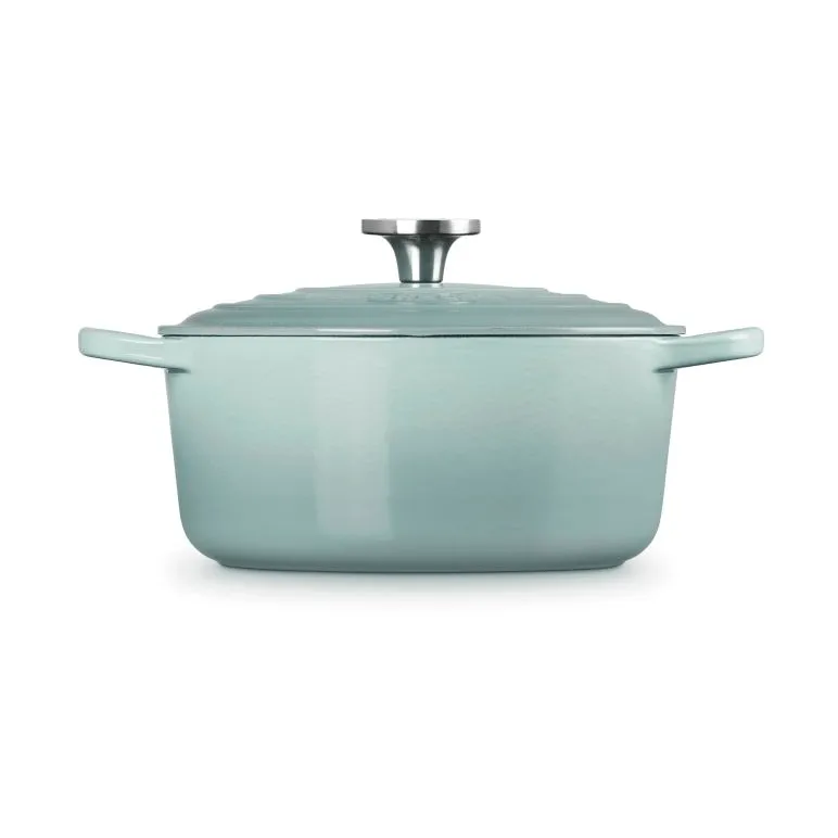 Le Creuset Signature żeliwny garnek okrągły, Sól morska, 4,2 L Le Creuset