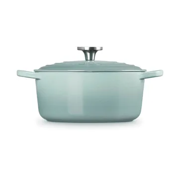 Le Creuset Signature żeliwny garnek okrągły - Sól morska, 4,2 L - Le Creuset
