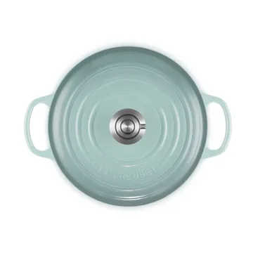 Le Creuset Signature żeliwny garnek okrągły - Sól morska, 4,2 L - Le Creuset