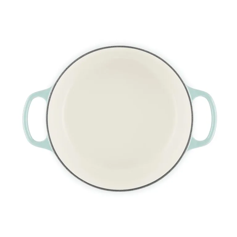 Le Creuset Signature żeliwny garnek okrągły, Sól morska, 4,2 L Le Creuset