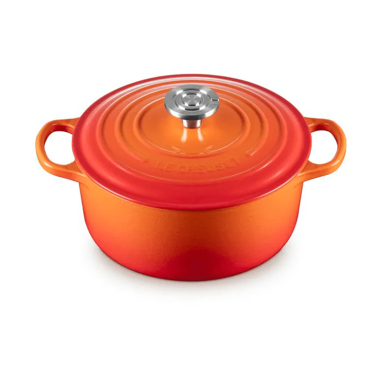 Le Creuset Signature żeliwny garnek okrągły, Volcanic, 4,2 L Le Creuset