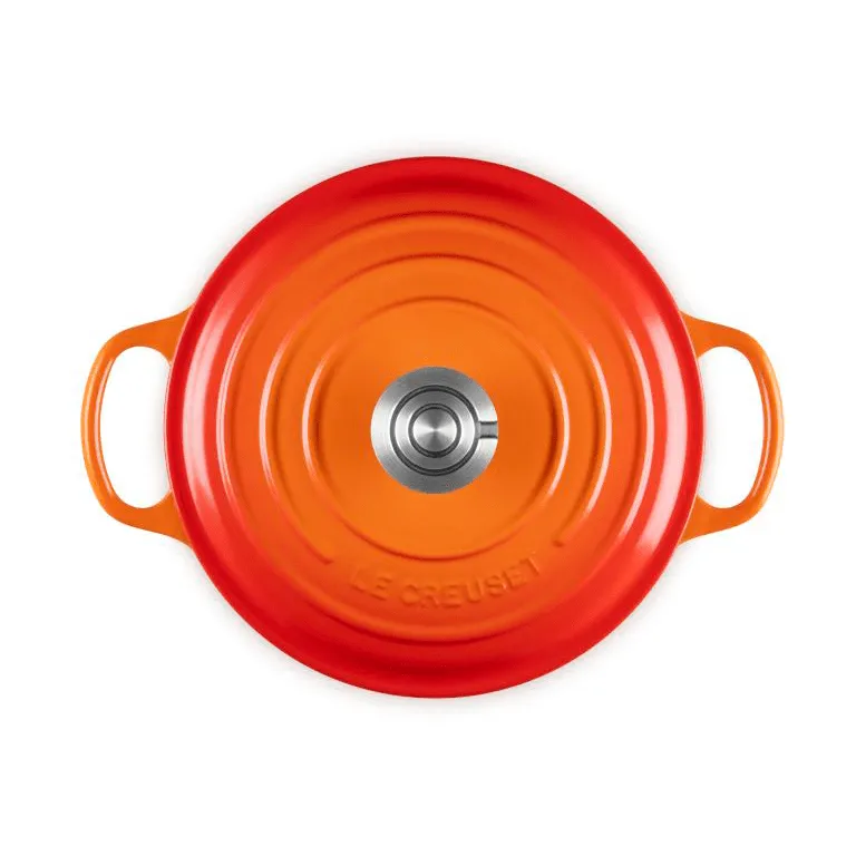 Le Creuset Signature żeliwny garnek okrągły, Volcanic, 4,2 L Le Creuset