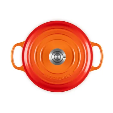 Le Creuset Signature żeliwny garnek okrągły - Volcanic, 4,2 L - Le Creuset