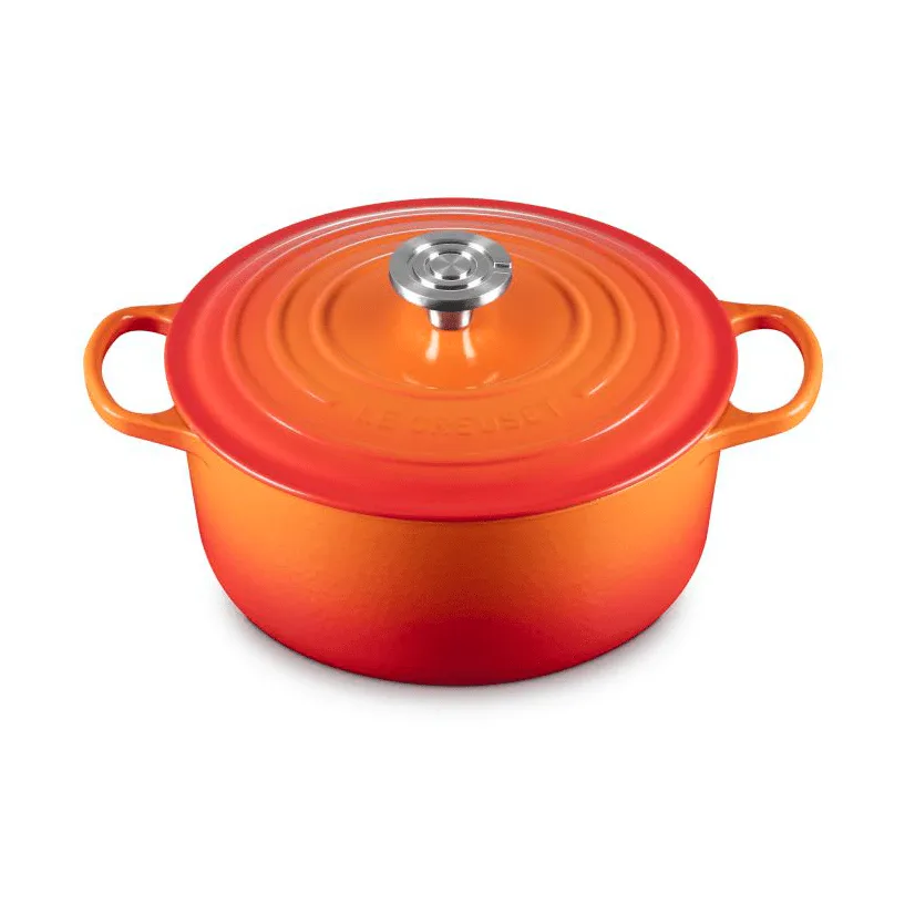 Le Creuset Signature żeliwny garnek okrągły, Volcanic, 5,3 L Le Creuset