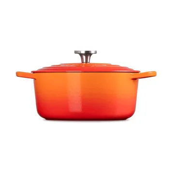 Le Creuset Signature żeliwny garnek okrągły - Volcanic, 5,3 L - Le Creuset