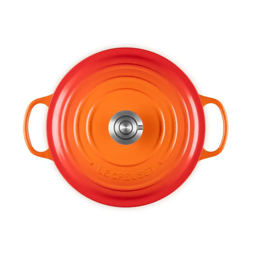 Le Creuset Signature żeliwny garnek okrągły, Volcanic, 5,3 L Le Creuset