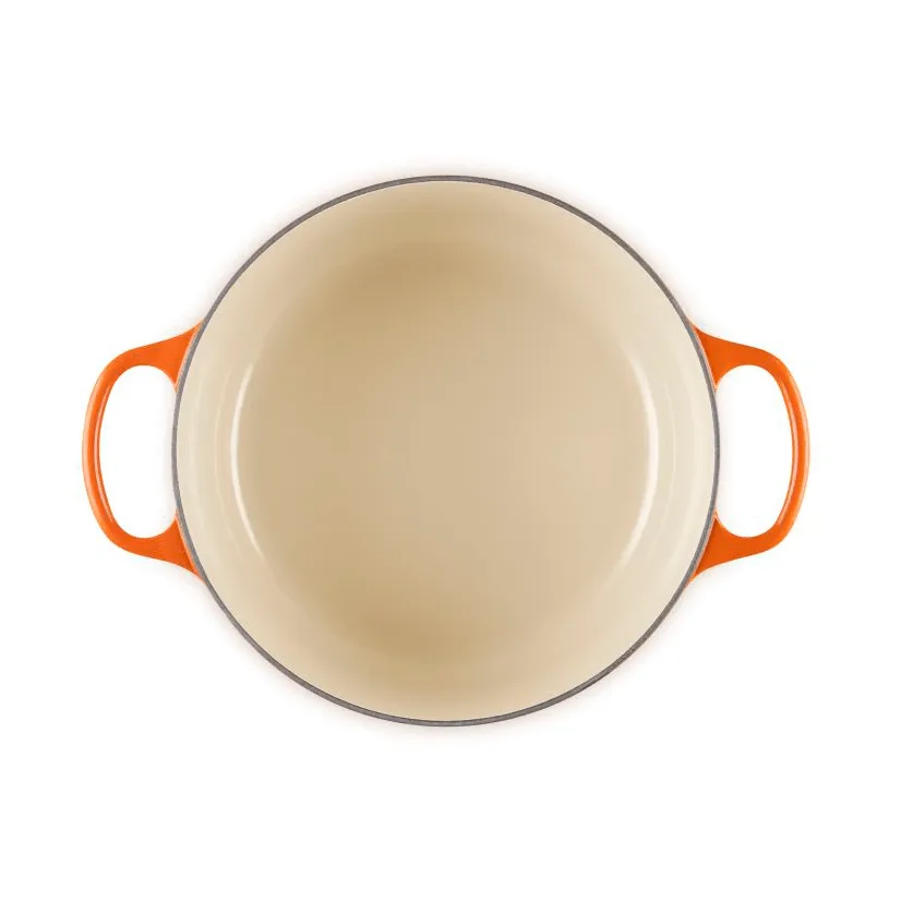 Le Creuset Signature żeliwny garnek okrągły, Volcanic, 5,3 L Le Creuset