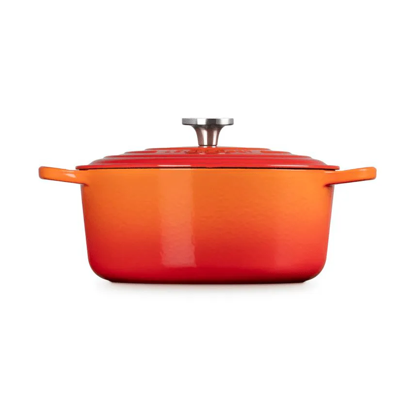 Le Creuset Signature żeliwny garnek okrągły, Volcanic, 6,7 L Le Creuset