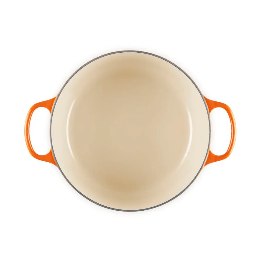 Le Creuset Signature żeliwny garnek okrągły, Volcanic, 6,7 L Le Creuset