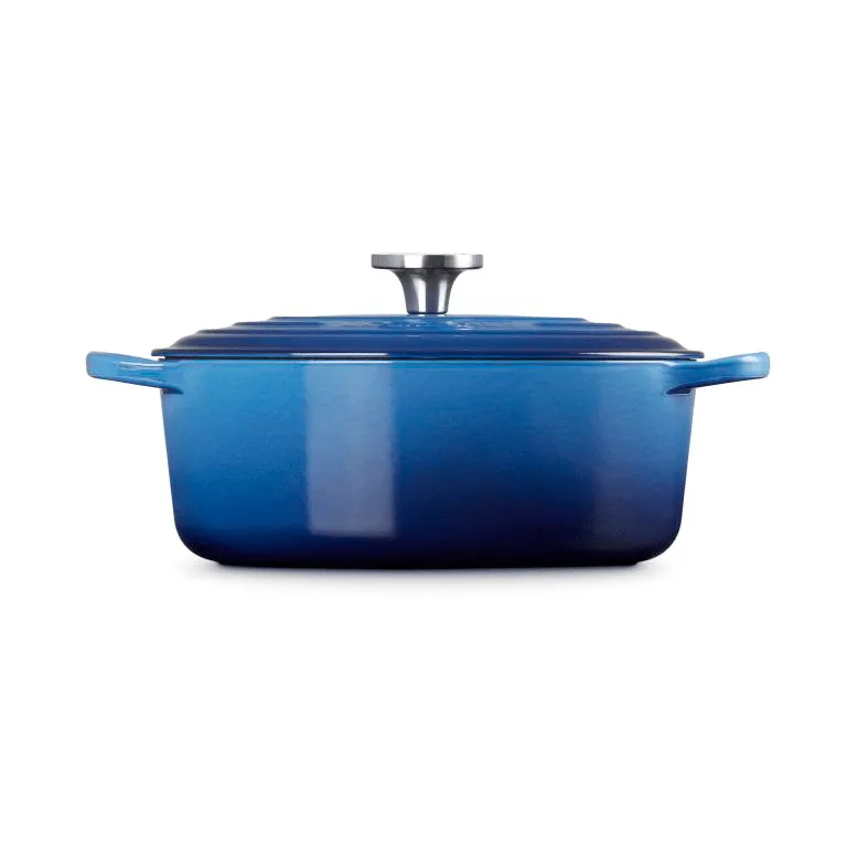 Le Creuset Signature żeliwny owalny garnek, Azure, 4,1 L Le Creuset