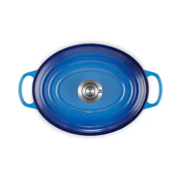 Le Creuset Signature żeliwny owalny garnek - Azure, 4,1 L - Le Creuset