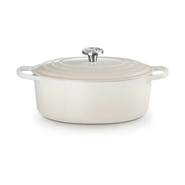 Le Creuset Signature żeliwny owalny garnek - Beza, 6,3 L - Le Creuset