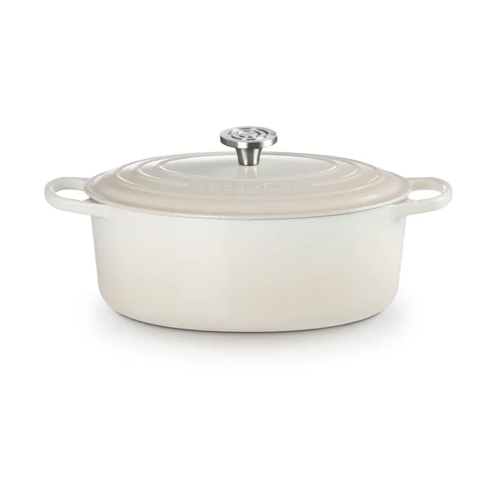 Le Creuset Signature żeliwny owalny garnek - Beza, 6,3 L - Le Creuset
