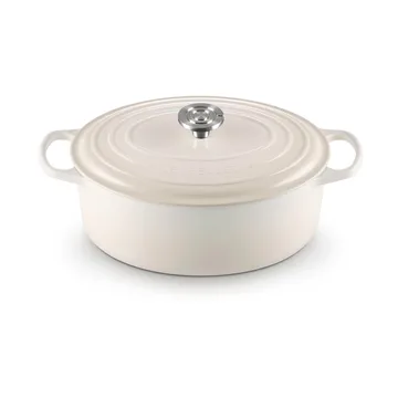 Le Creuset Signature żeliwny owalny garnek - Beza, 6,3 L - Le Creuset