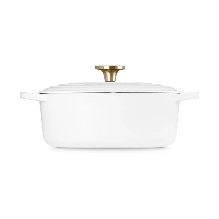 Le Creuset Signature żeliwny owalny garnek, Biały, 4,1 L Le Creuset