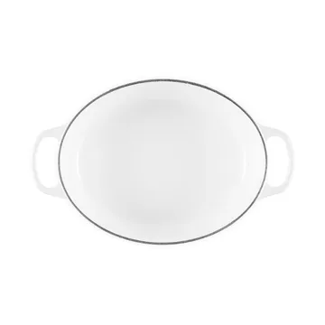 Le Creuset Signature żeliwny owalny garnek - Biały, 4,1 L - Le Creuset