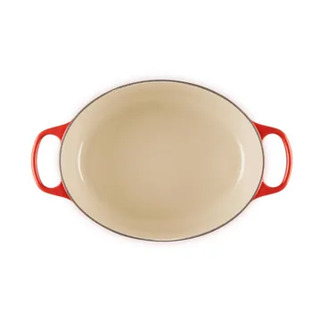 Le Creuset Signature żeliwny owalny garnek - Ciemnoróżowy, 6,3 L - Le Creuset
