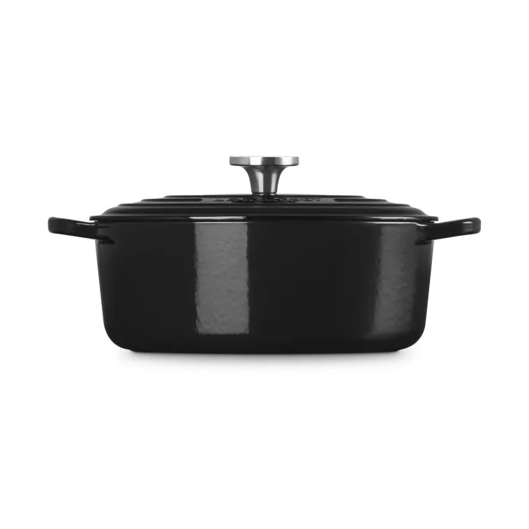 Le Creuset Signature żeliwny owalny garnek, Czarny, 4,1 L Le Creuset