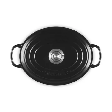 Le Creuset Signature żeliwny owalny garnek - Czarny, 4,1 L - Le Creuset