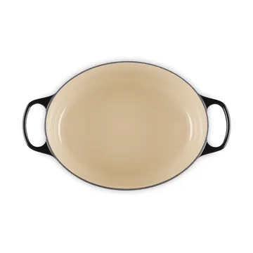 Le Creuset Signature żeliwny owalny garnek - Czarny, 6,3 L - Le Creuset