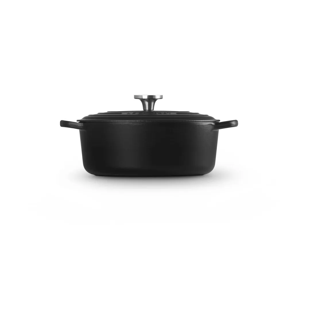 Le Creuset Signature żeliwny owalny garnek, Matte Black, 4,1 L Le Creuset