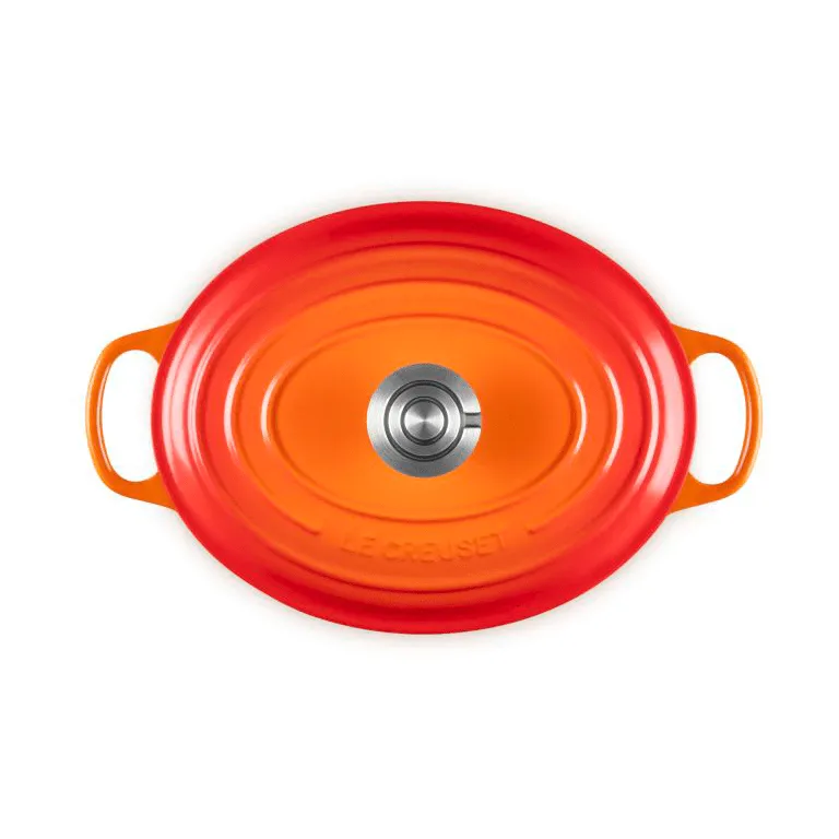 Le Creuset Signature żeliwny owalny garnek, Volcanic, 4,1 L Le Creuset