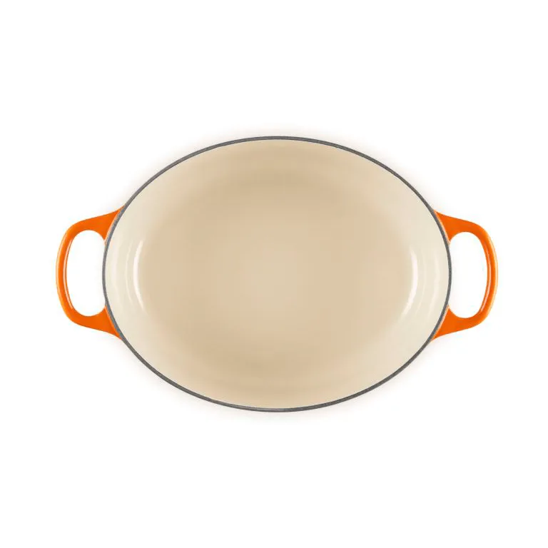 Le Creuset Signature żeliwny owalny garnek, Volcanic, 4,1 L Le Creuset