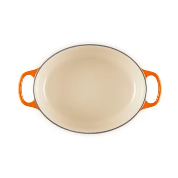 Le Creuset Signature żeliwny owalny garnek - Volcanic, 4,1 L - Le Creuset
