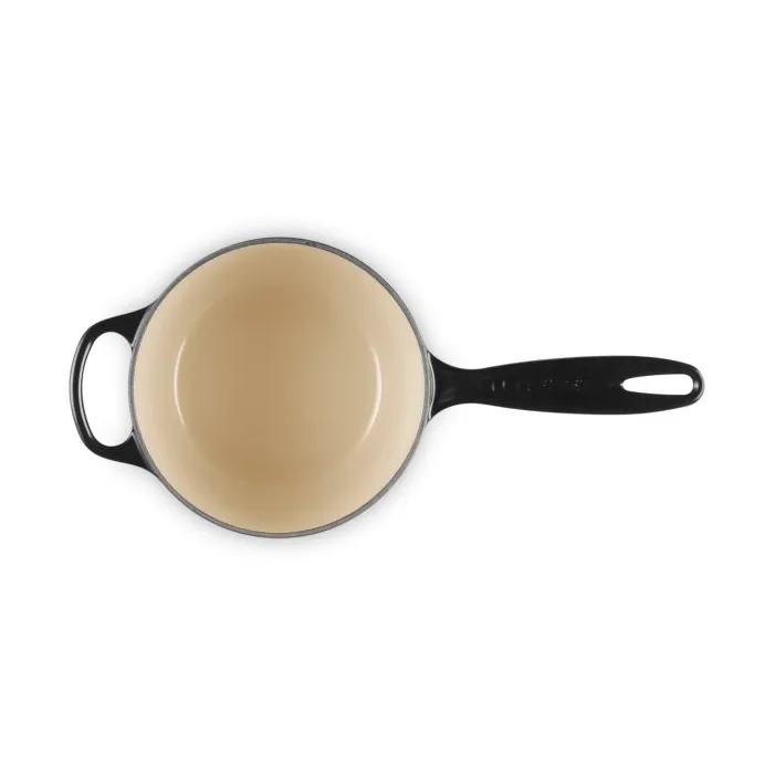 Le Creuset Signature żeliwny rondel, Czarny, 1,5 L Le Creuset