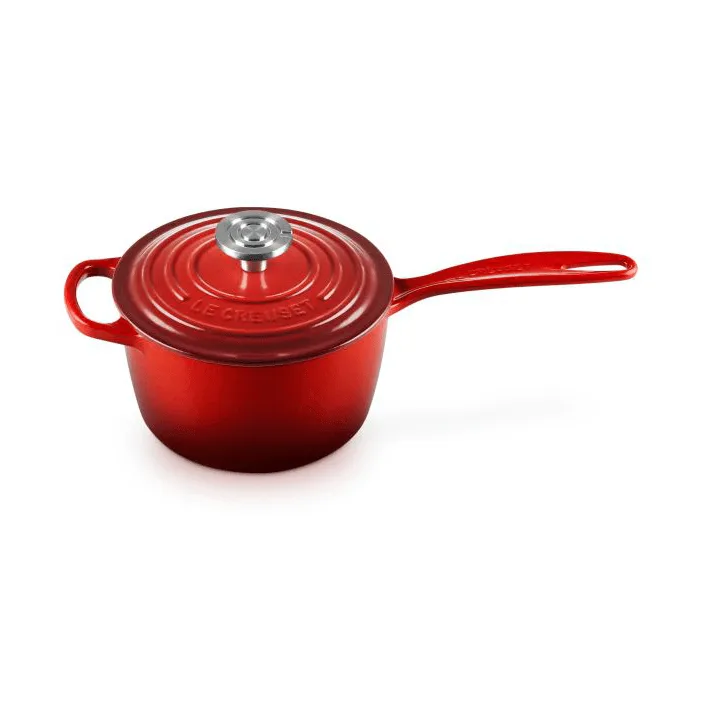 Le Creuset Signature żeliwny rondel, Czereśniowy, 1,5 L Le Creuset