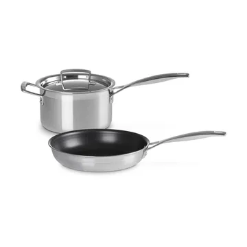 Le Creuset zestaw garnków i patelni - Stal nierdzewna, 2 części - Le Creuset
