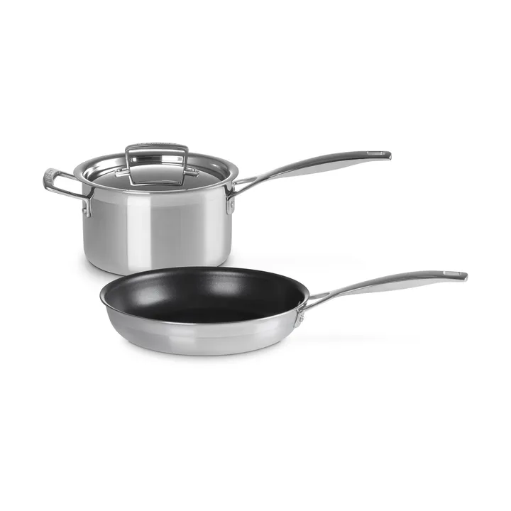 Le Creuset zestaw garnków i patelni - Stal nierdzewna, 2 części - Le Creuset