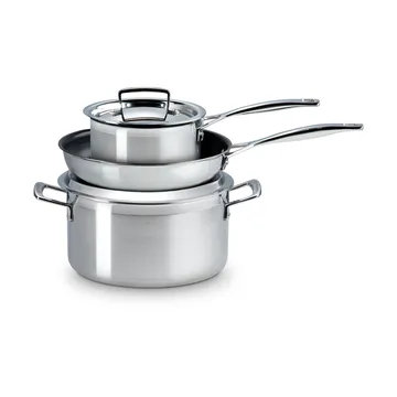 Le Creuset zestaw garnków i patelni - Stal nierdzewna, 3 części - Le Creuset