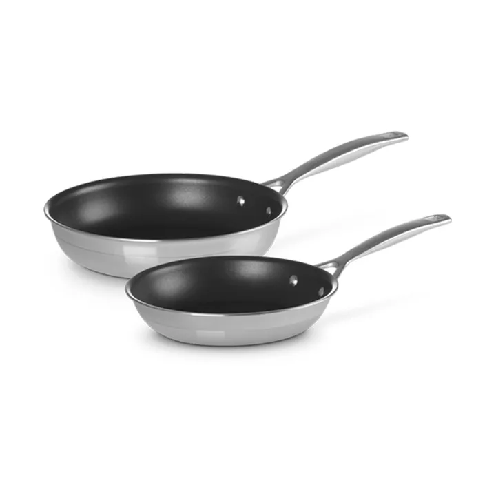 Le Creuset zestaw patelni - Stal nierdzewna, 2 części - Le Creuset