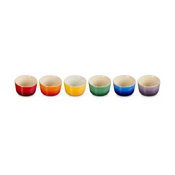 Mini-kokilka z kamionki Signature, 6-pak - Rainbow - Le Creuset