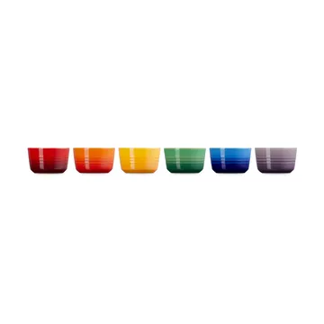 Mini-kokilka z kamionki Signature, 6-pak - Rainbow - Le Creuset