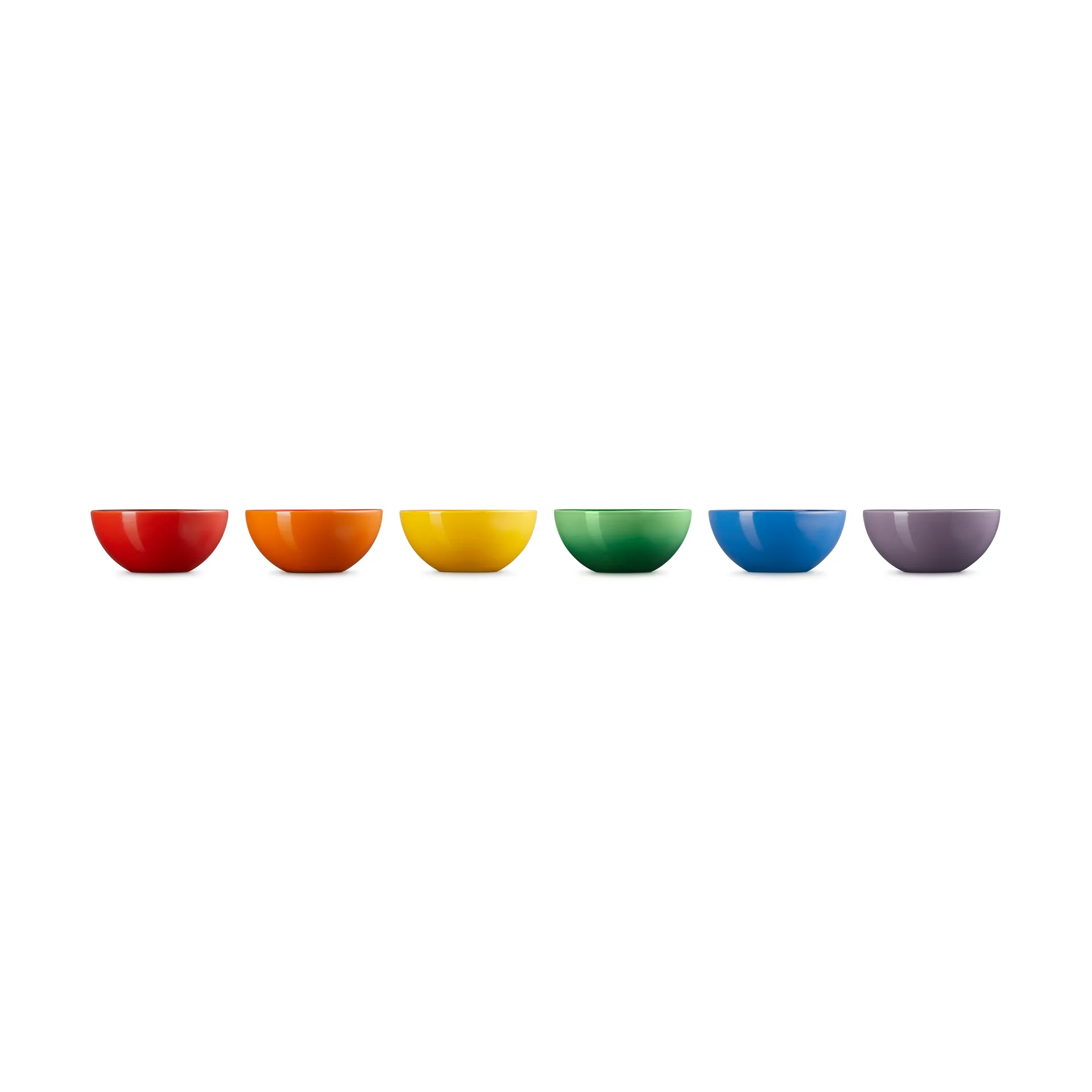 Miska na przekąski z kamionki Signature, 6-pak, Rainbow Le Creuset