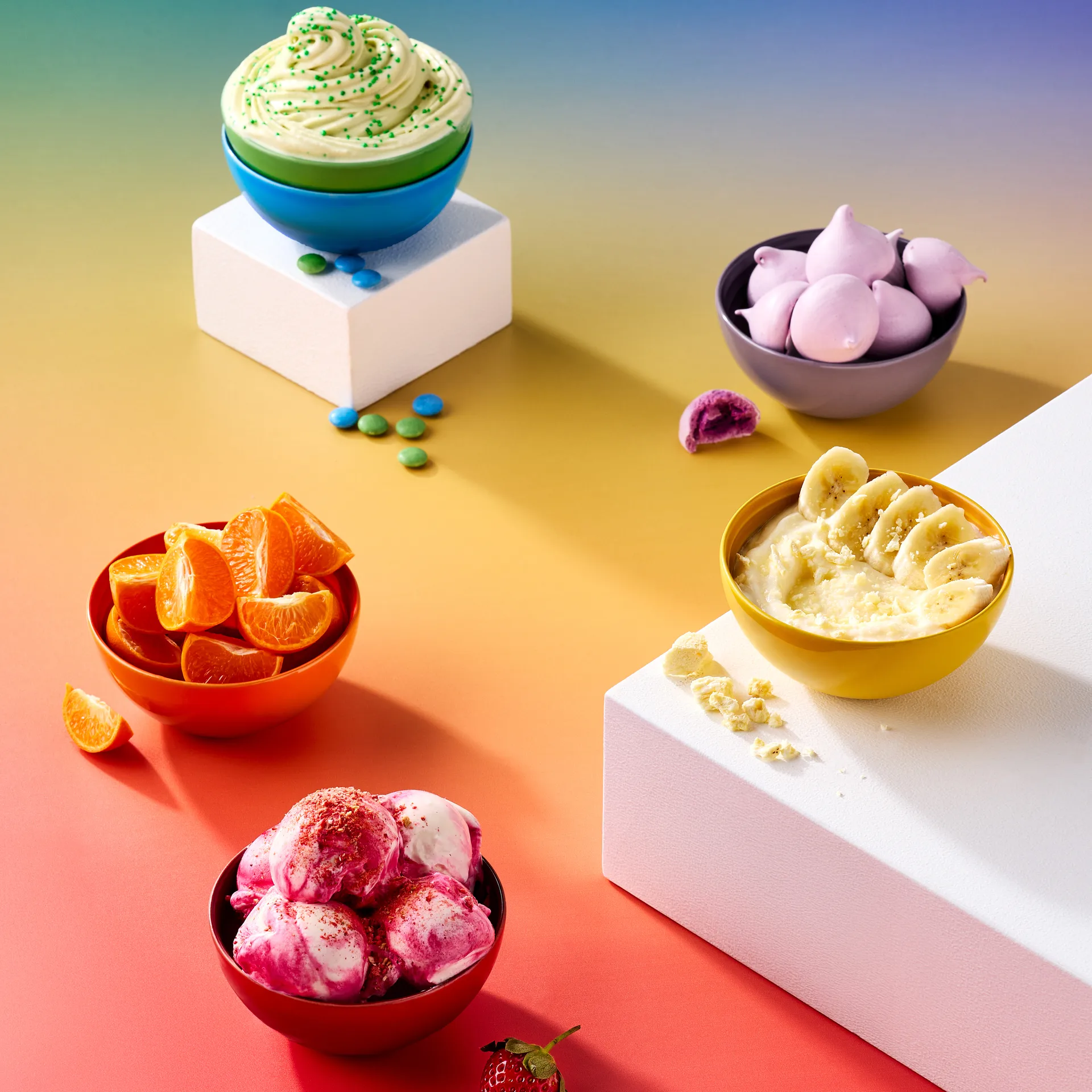 Miska na przekąski z kamionki Signature, 6-pak, Rainbow Le Creuset