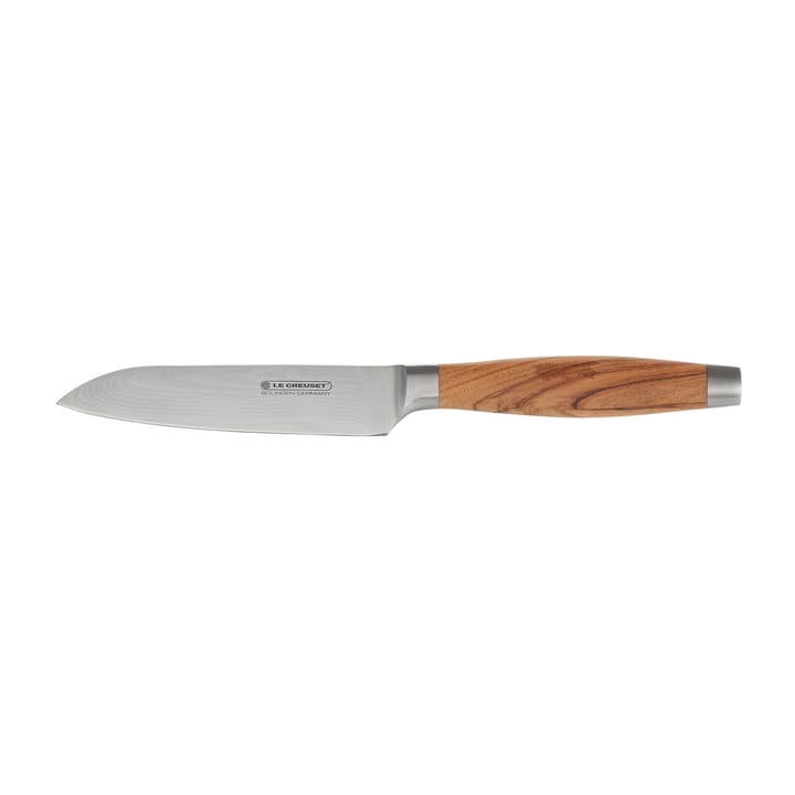 Nóż santoku Le Creuset z uchwytem z drewna oliwnego
 - 13 cm - Le Creuset