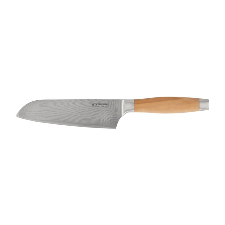 Nóż santoku Le Creuset z uchwytem z drewna oliwnego
 - 18 cm - Le Creuset