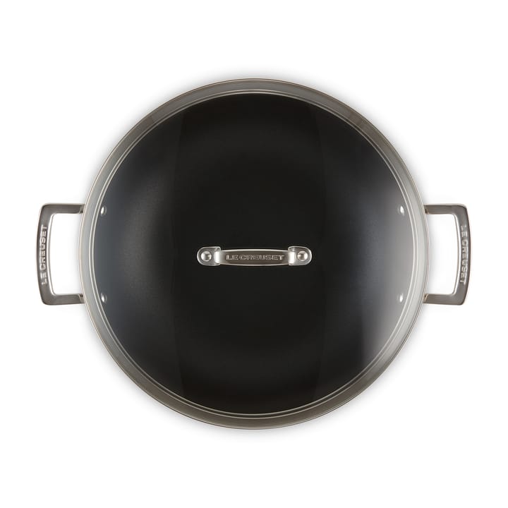 Patelnia do woka Le Creuset 3-Ply non-stick ze szklaną pokrywą - 4,3 l - Le Creuset