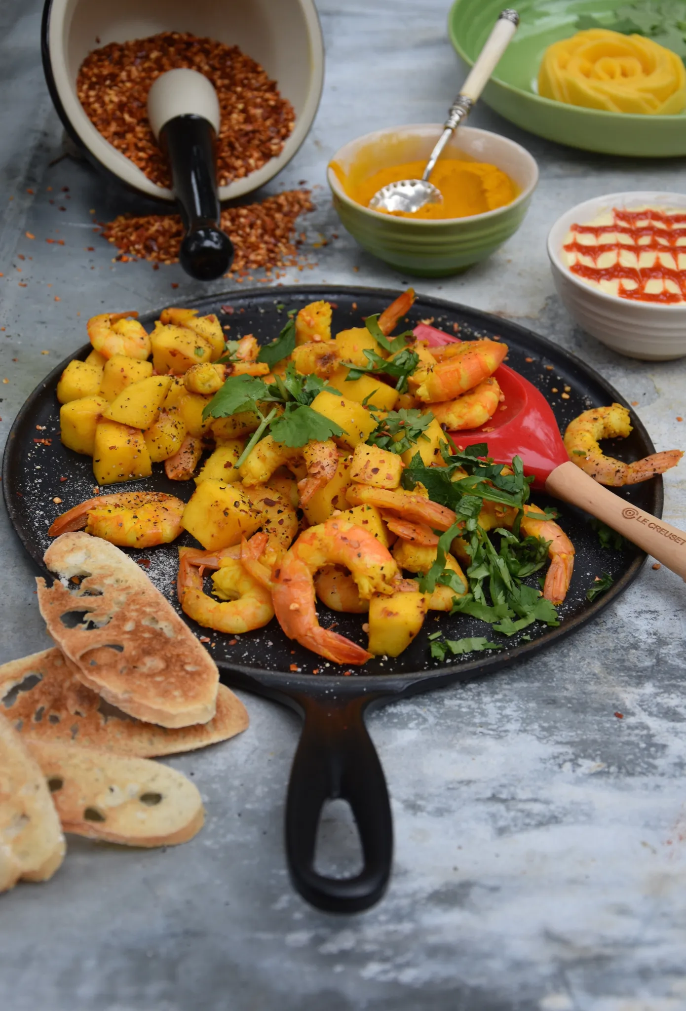 Patelnia żeliwna do naleśników Le Creuset Ø27 cm, Matte black Le Creuset